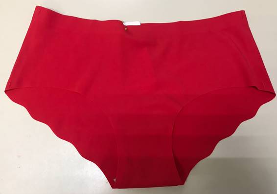 DONAFEN 1039 слипы женские с широким бочком лазерная обрезка (красный)
