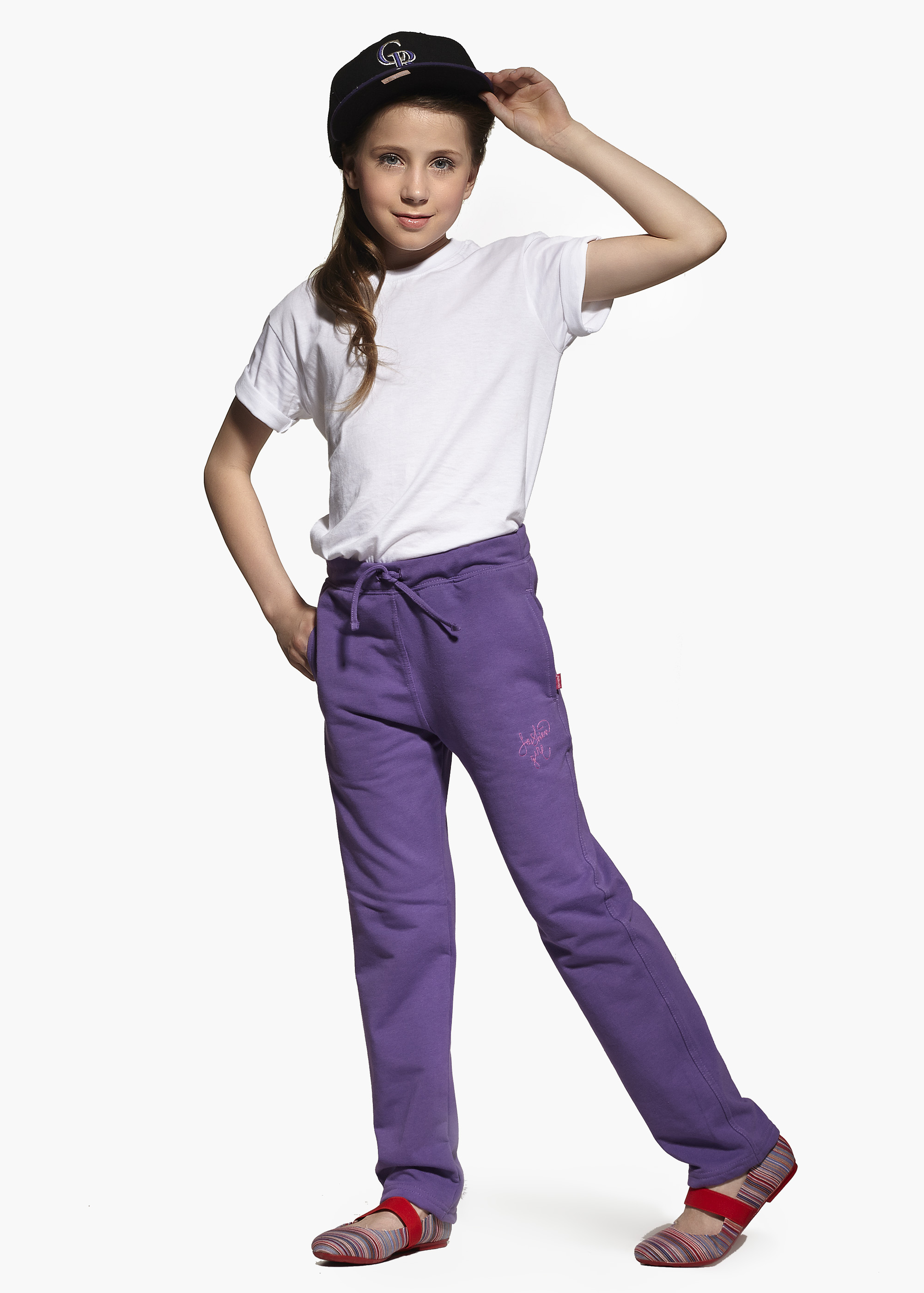 CORNETTE 884/50 FASHION2 брюки спорт для девочек фиолет